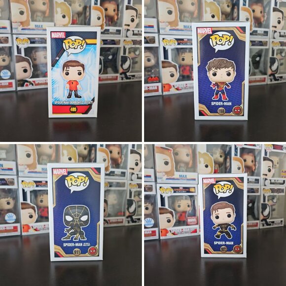 Spider-Man Peter Parker Funko Pop Bundle Marvel - Picture 4 of 4